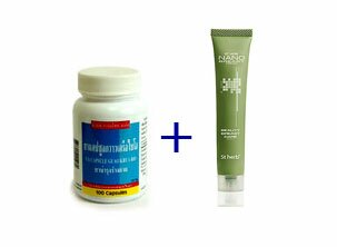 �������륢�Х���100capsules��St.herb�ʥΥ֥쥹�ȥ��꡼��15ml�Υ��å�
